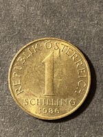 Ausztria 1 schilling, 1986