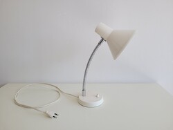 Régi retro gégecsöves Szarvasi nagy fém asztali lámpa mid century