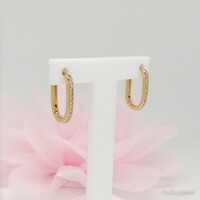 Xuping aranyozott antiallergén karika fülbevaló, 15 mm (4176)