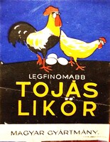 ANTIK - ZWACK - LEGFINOMABB TOJÁSLIKŐR 0,5 L SZESZES italos címke ÁLLAPOT a képek szerint