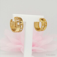 Xuping aranyozott antiallergén karika fülbevaló, 16 mm (4016)