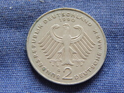 Németország 2 Mark 1990 G (Dr.Kurt Schumacher)