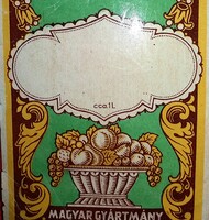 ANTIK - cc.1920. ZWACK .VEGYES GYÜMÖLCS PÁLINKA - cimke - EXTRÉM RITKA , ÁLLAPOT a képek szerint