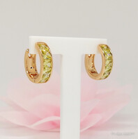 Xuping aranyozott antiallergén karika fülbevaló, 17 mm (3079)