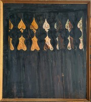 Maghy Zoltán (1903 - 1999) : Kapurészlet (Bikafejes kapu)