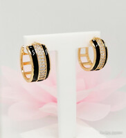 Xuping aranyozott antiallergén karika fülbevaló, 17 mm (4073)