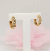 Xuping aranyozott antiallergén karika fülbevaló, 12 mm (4039)