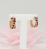 Xuping aranyozott antiallergén karika fülbevaló, 15 mm (3063)