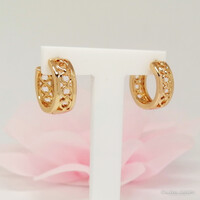 Xuping aranyozott antiallergén karika fülbevaló, 16 mm (3053)