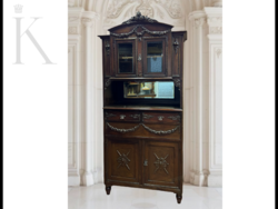 Antik neoreneszánsz tálalószekrény