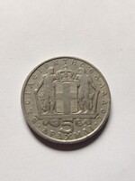 Görögország 5 Drachma 1966
