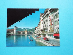Postcard (23) - Switzerland - Lucerne - Jesuit Church 1970s