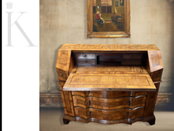 19. századi Biedermeier íróasztal szekreter - Zylinderbureau