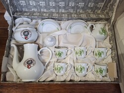 Ferencvárosi motoros club, Anna mintás Hollóházi porcelán kávés készlet