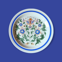 Hollóházi porcelán dísztányér, falitányér