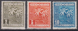 Andorra 1951 * havasi gyopár darab bélyegsor