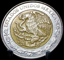 Mexikó 1 peso, 1997 D09G3