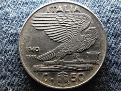 Olaszország III. Viktor Emánuel (1900-1946) mágneses 50 Centesimi 1940 R