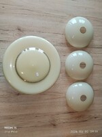 Art Deco csillár búra szett