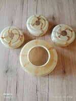 Art Deco csillár búra szett