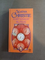 Agatha Christie - A hét számlap rejtélye - Magyar Könyvklub,1995 - jó állapotú