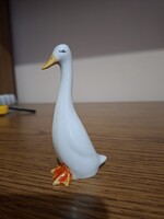 Ritka porcelán liba. Hibátlan. Jelzett