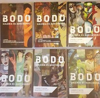 6 db. BODÓ GALÉRIA és AUKCIÓSHÁZ  árverési katalógus.