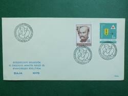 FDC 1975. Egészségügyi dolgozók képző- és iparművészeti kiállítása, Baja /Semmelweiss