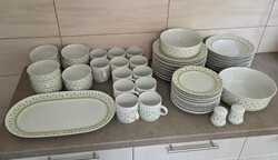Alföldi petrezselyem (lóhere) mintás 12 személyes porcelán étkészlet