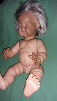 Antik élethű SCHILDKÖTE német "CHUCKY" fiú baba sírós ültethető 40 cm a képek szerint