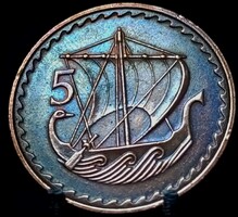 Ciprus 5 Mils, 1980 B10D3