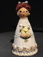 Szilágyi Mária keramikus jelzett figurája hibátlan állapotban 1916-1979