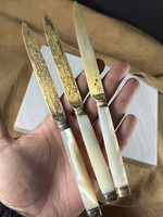Extremely Rare Silver French Dessert/Sugar Spoons (3 pcs) from 1798-1809