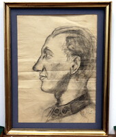 Katonaportré, 1942, jelzett