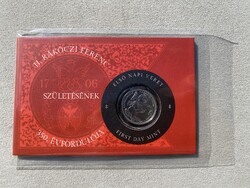 2026 II. Rákóczi Ferenc születésének 350. évfordulója 50 Forint elsőnapi veret bliszter