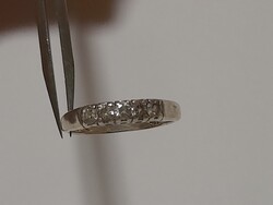 Gyönyörű köves 925 ezüst női gyűrű
