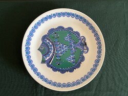 Kék hal Figgjo Flint Norway porcelán tányér (P0066)