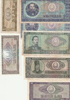 ROMÁNIA, 7 db LEI LOT, egyben nagyon OLCSÓN, közte ritka bankjegy!
