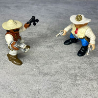 Vintage Fisher Price 1996 Cowboy játék figura szett