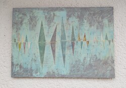 Vitorlások - regatta, festmény