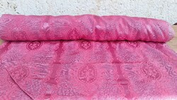 Régi selyem damaszt anyag méret 136 x 650 cm. méterárú