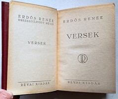 Erdős Renée: Versek, Révai kiadás - antikvár könyv