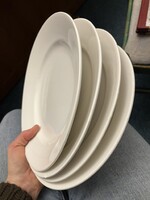 Fehér keménycserép Gránit 4 db lapos- és 1 db mélytányér