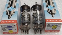 EF800 Telefunken kiváló állapotú NOS elektroncső, párba válogatott.