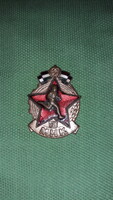 1951. Rákosi ÉRA - MHK (Munkára Harcra Kész mozgalom) jelvény I.HELYEZÉS a képek szerint