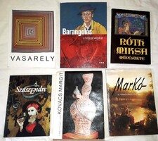 Vasarely, Róth, Szász, Kovács, Markó / művészet -könyv.