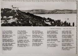 Postcard, Balaton, Tihany, The Tihany Echo - Garay János