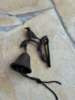 Beautiful Cast Iron Bird Pattern Bell Chime, Bell, Nostalgia Rural Folk Decor