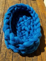 Merino wool basket for small dogs or cats