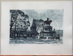 + Blahos Rudolf : Szent István szobor - Budai vár